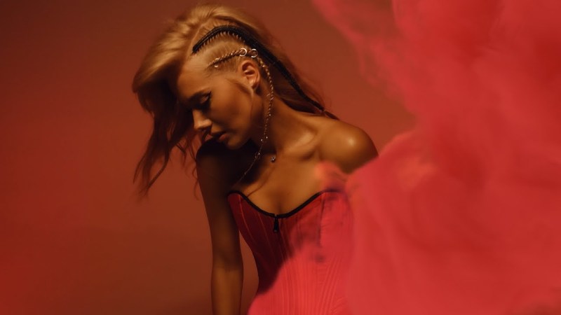 Julia Parshuta in a swimsuit give youth