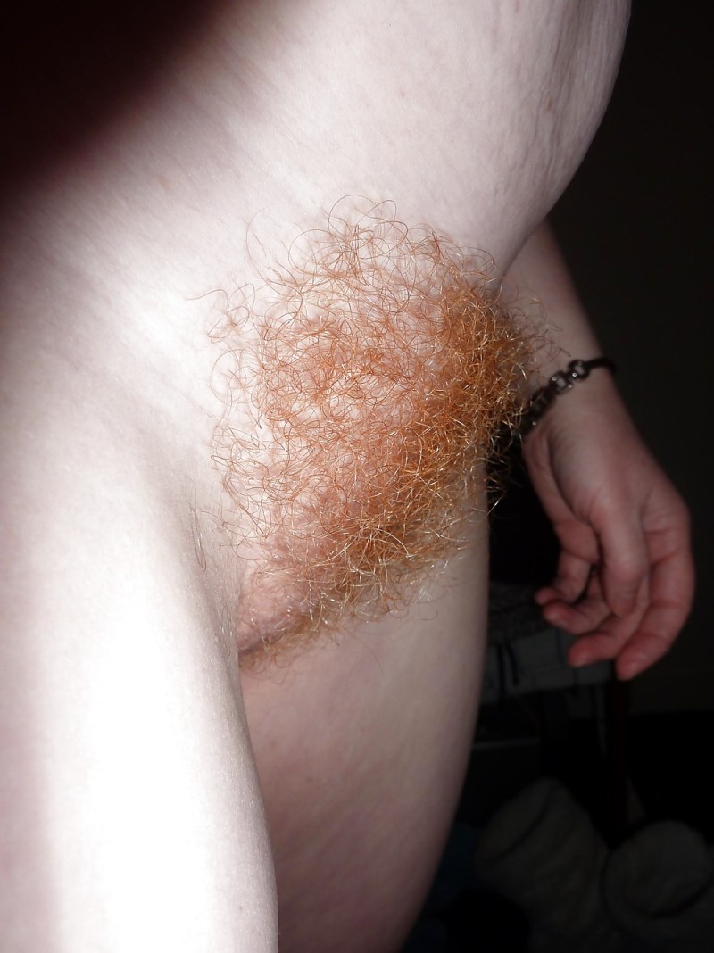 Naked hard hair on a pussy