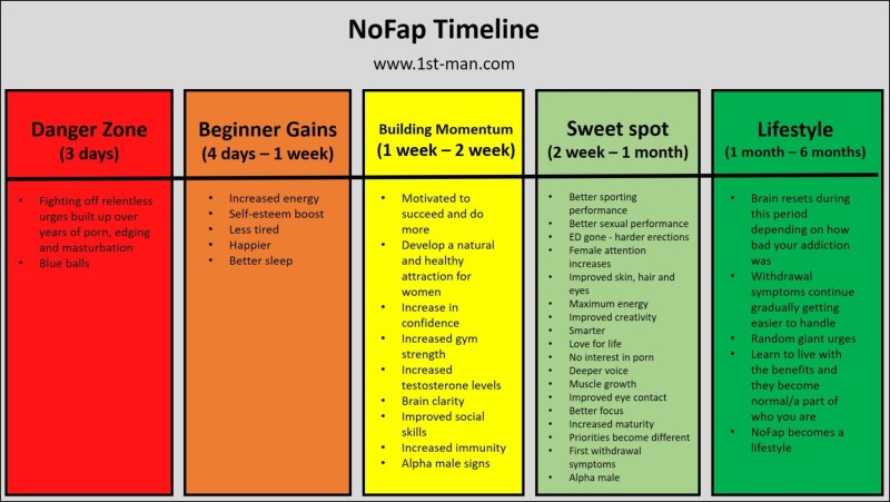 Nofap timeline