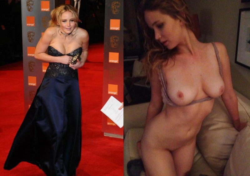 Naked stripper on stage