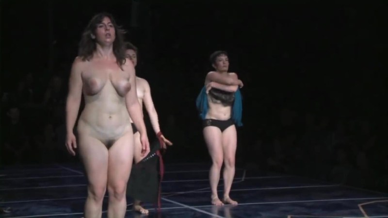 Girls in clothes and without clothes