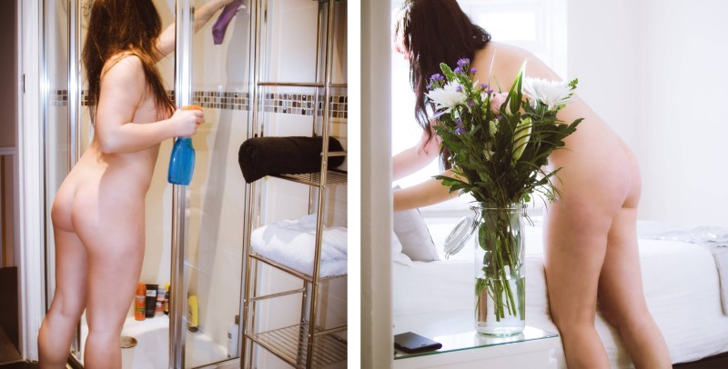 Naked American housewives