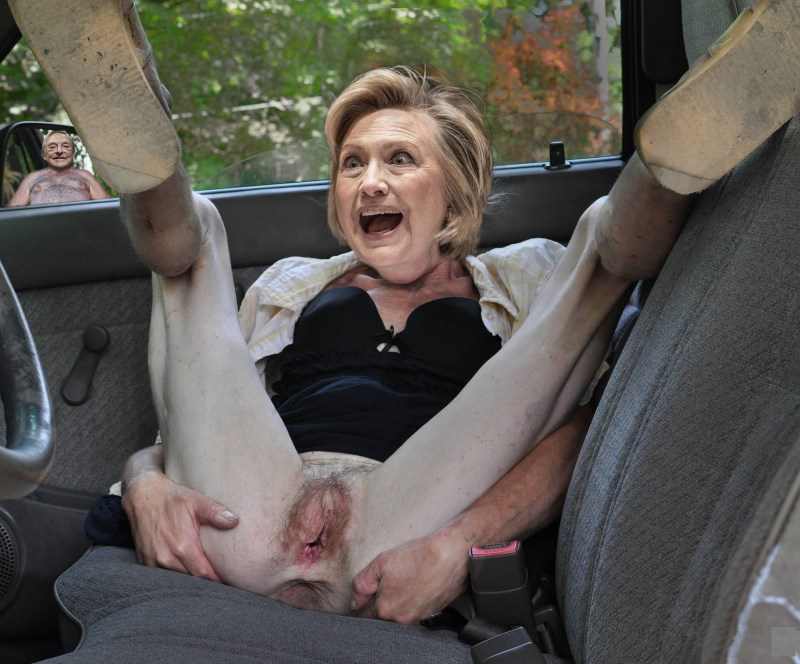 Old hairy women pierced