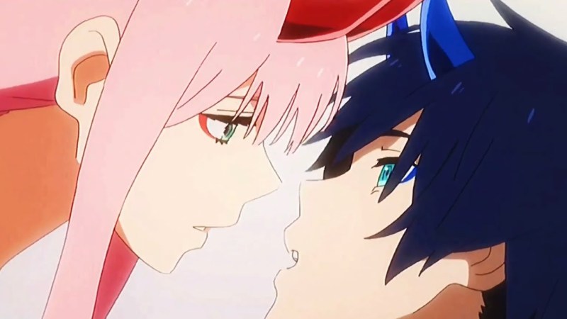 Hiro anime kiss