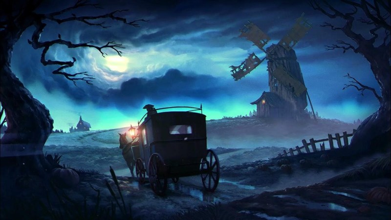 The carriage at night