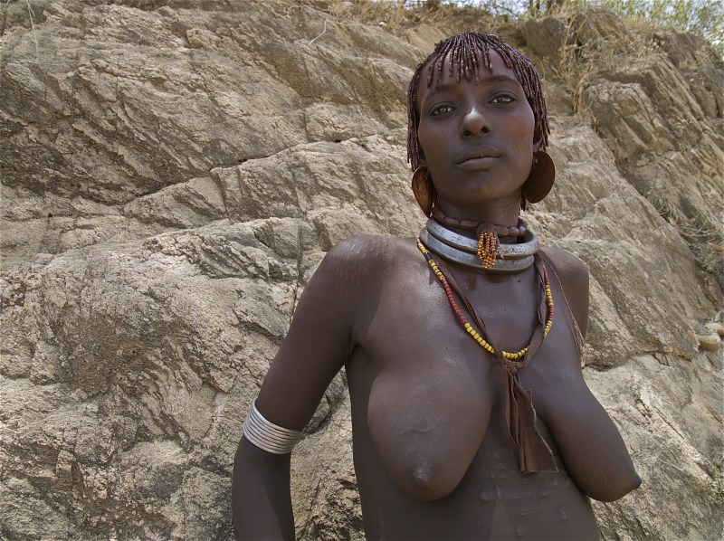 Naked tribes of the peoples of the world