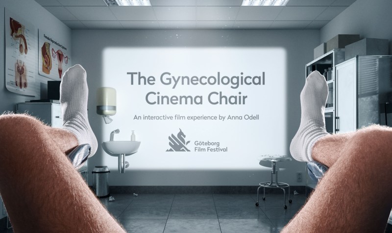 Women in a gynecological chair