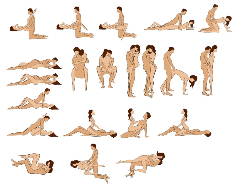 Different erotic poses