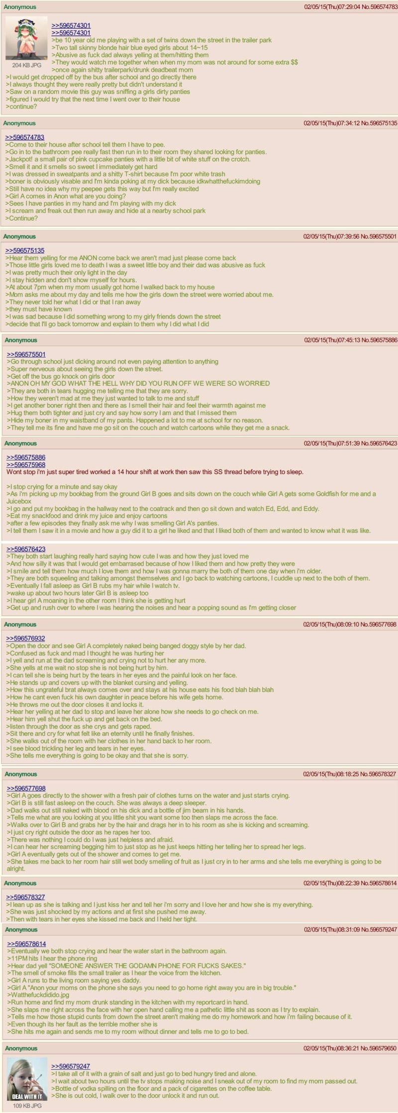 The guy undresses a young girl