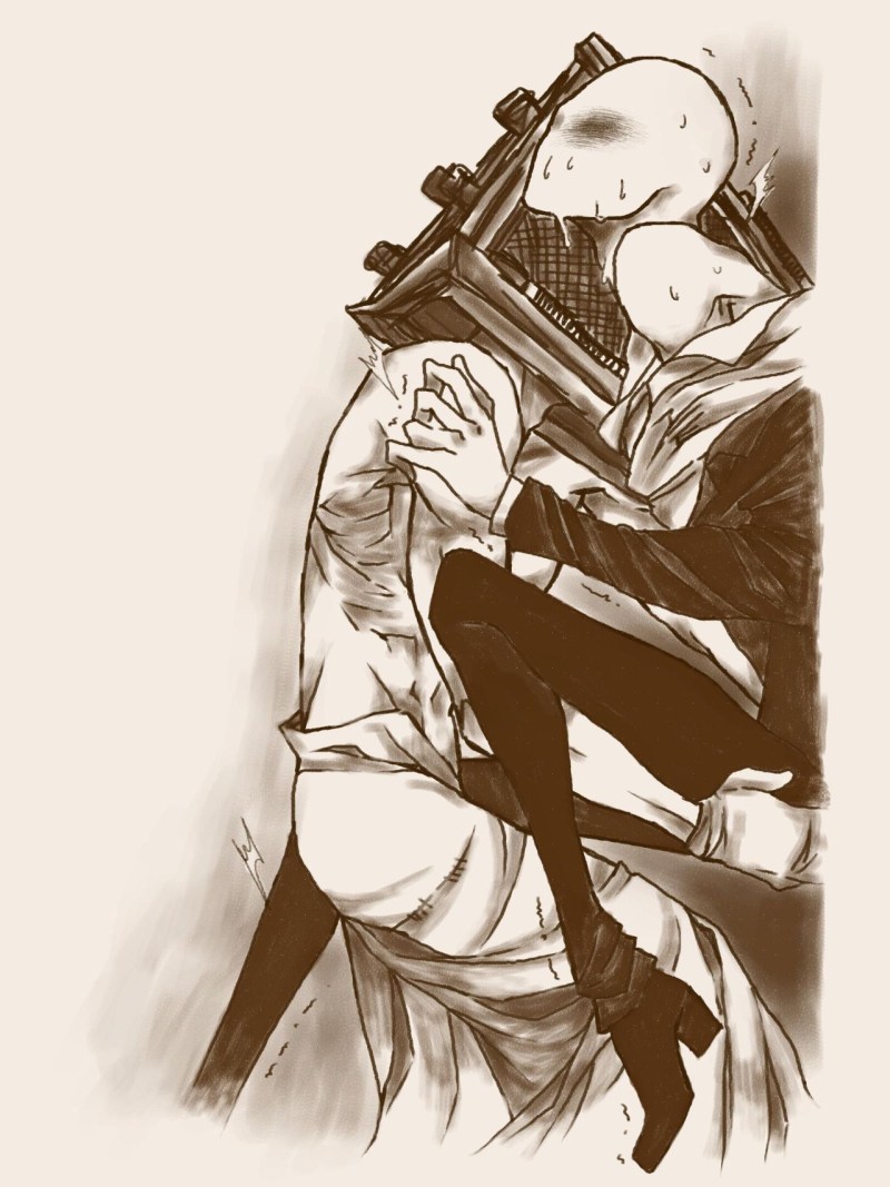 Girls in thong ending