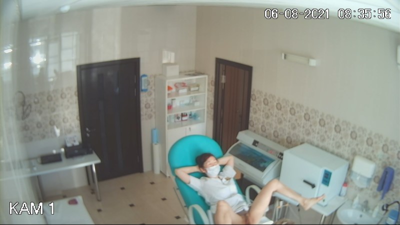 Busty blonde by a gynecologist spied