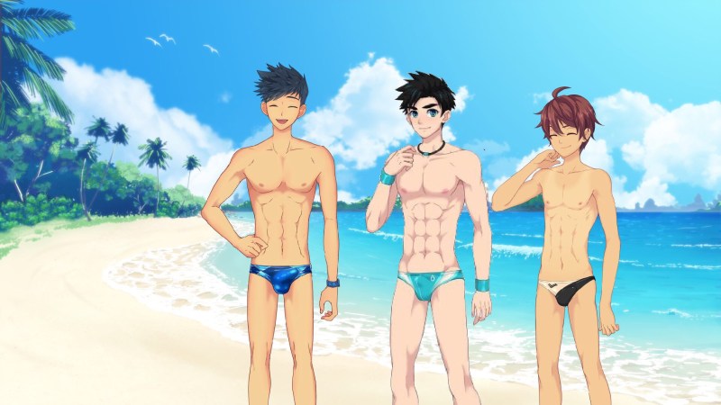 Male dick in transparent panties