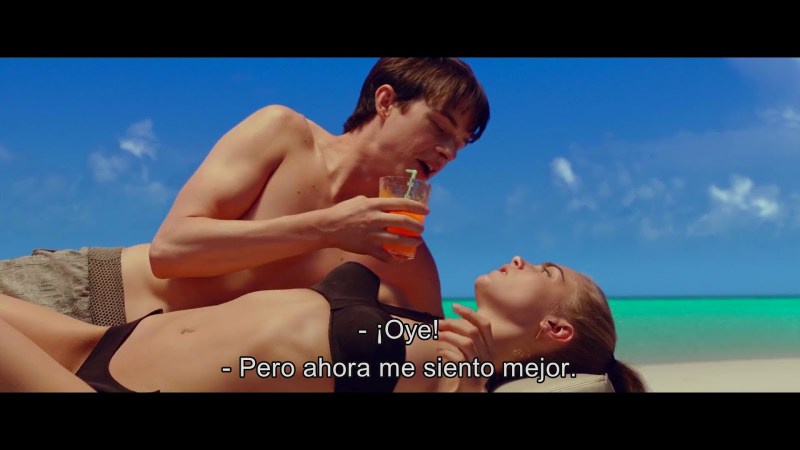 Cara Delevingne in a swimsuit in the film Valerian and the city of thousands of planets