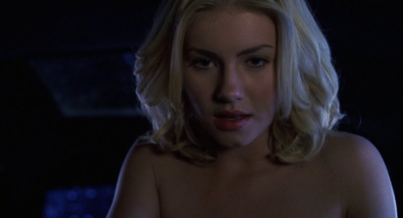 Drawing on the door peering out of