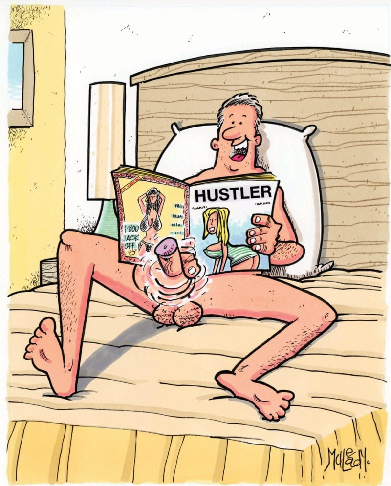 Funny erotic drawings from Hustler magazine