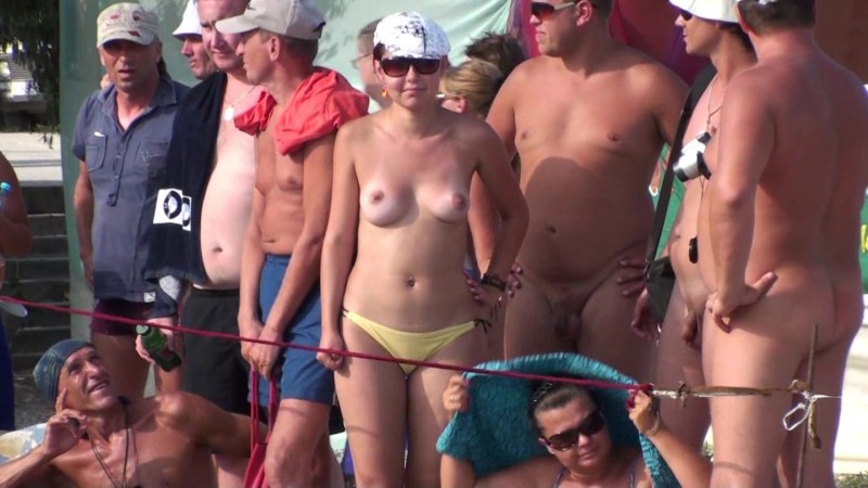 Koktebel naked among dressed