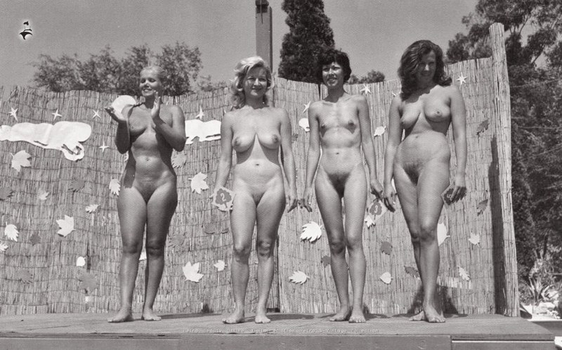 Retro nudist beauty contests