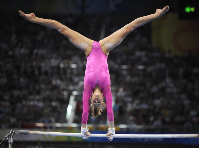 The most beautiful naked gymnasts