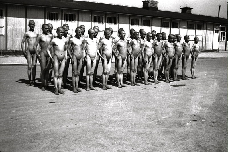 Naked women in German camps