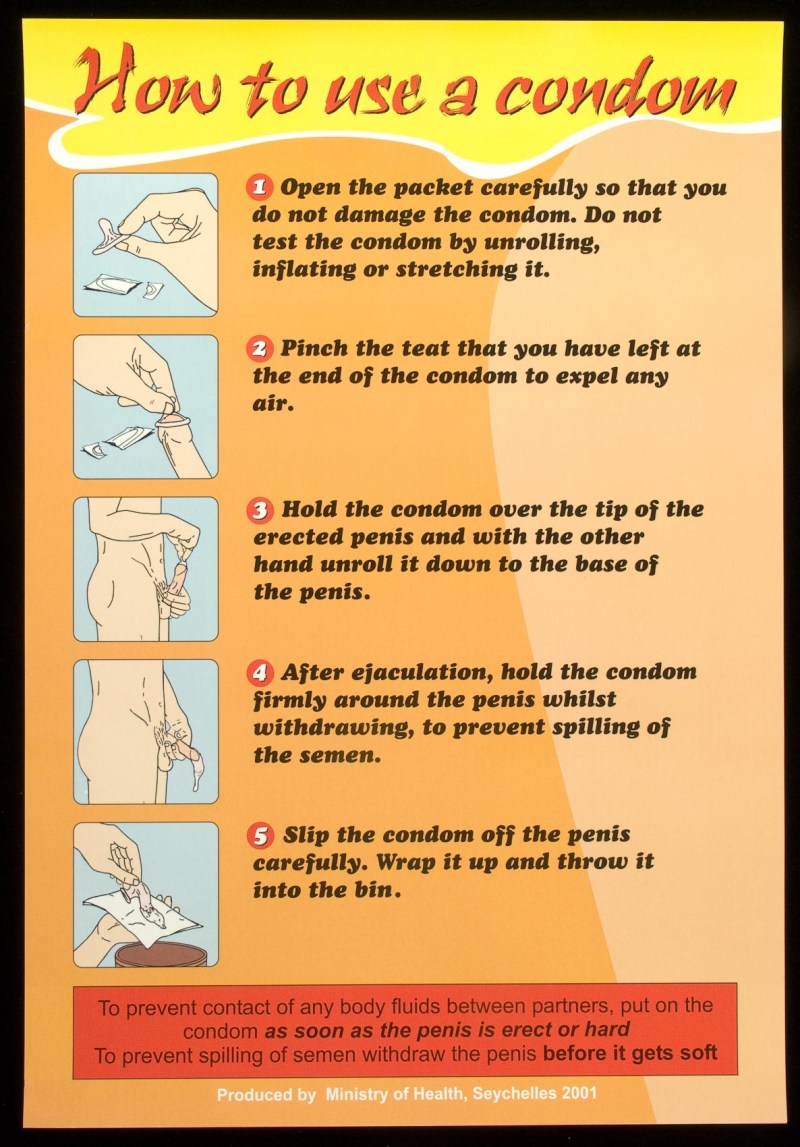 Black dick in condom