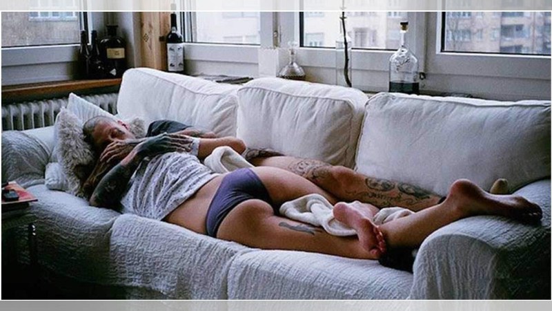 Vampire Diaries Elena and Damon bed scene