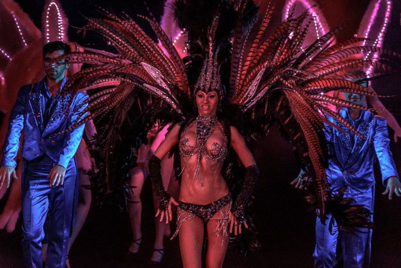 Erotic productions in the theater