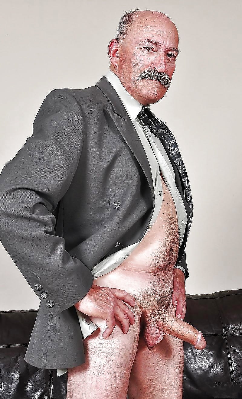 Silver Daddy Old Man Big Dick