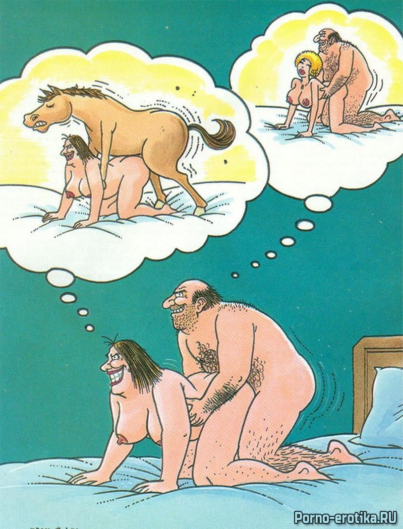 Pornographic caricatures