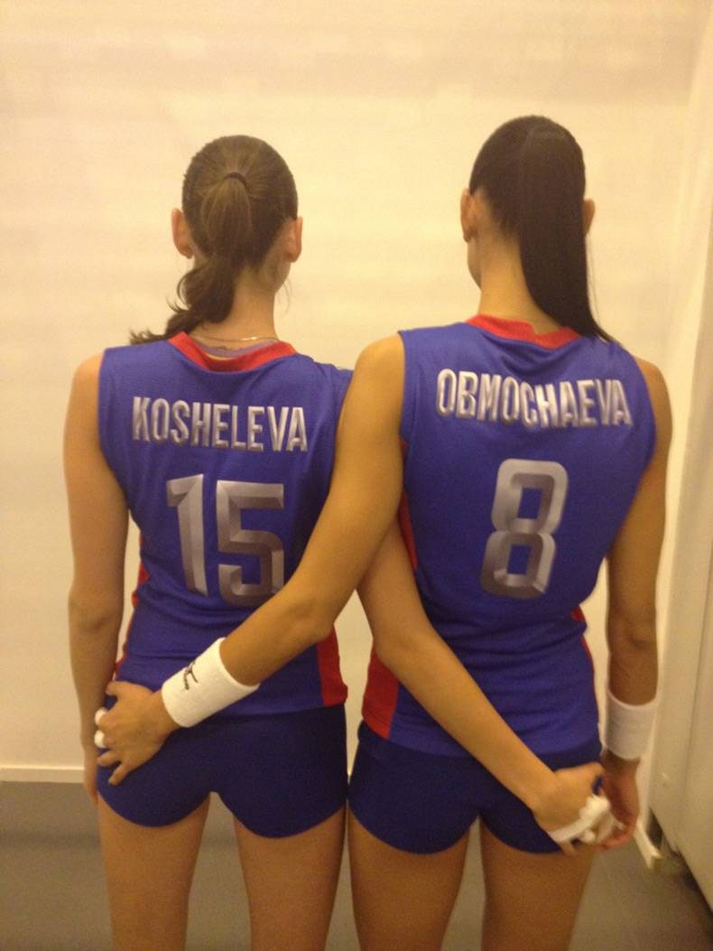 Tatyana Kosheleva volleyball player in a swimsuit