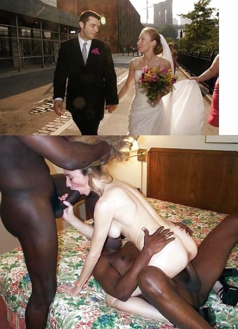 The bride changes with blacks