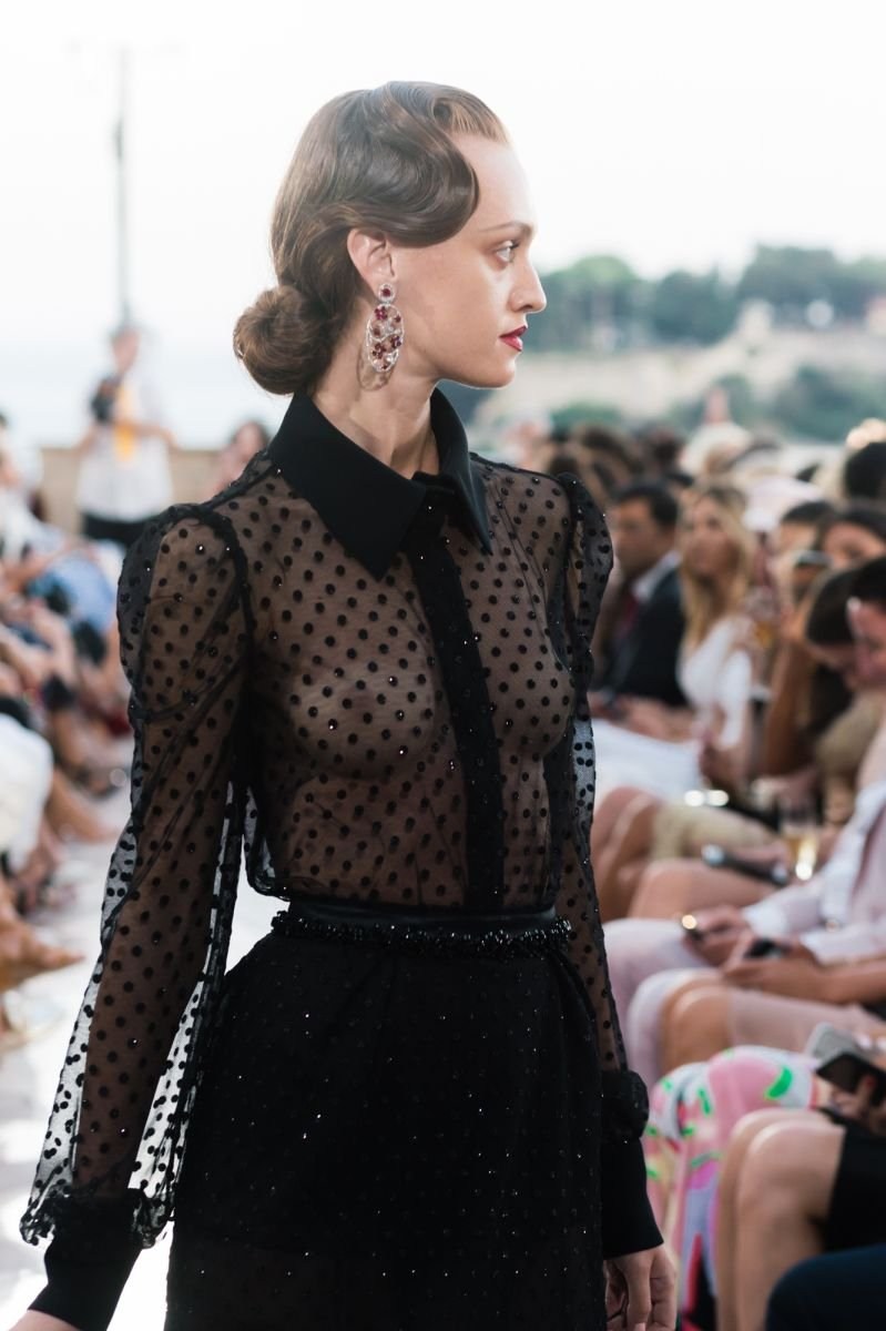 Ulyana Sergeenko in his youth