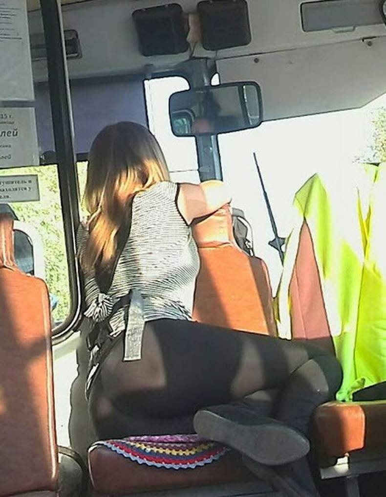 Backs in public transport