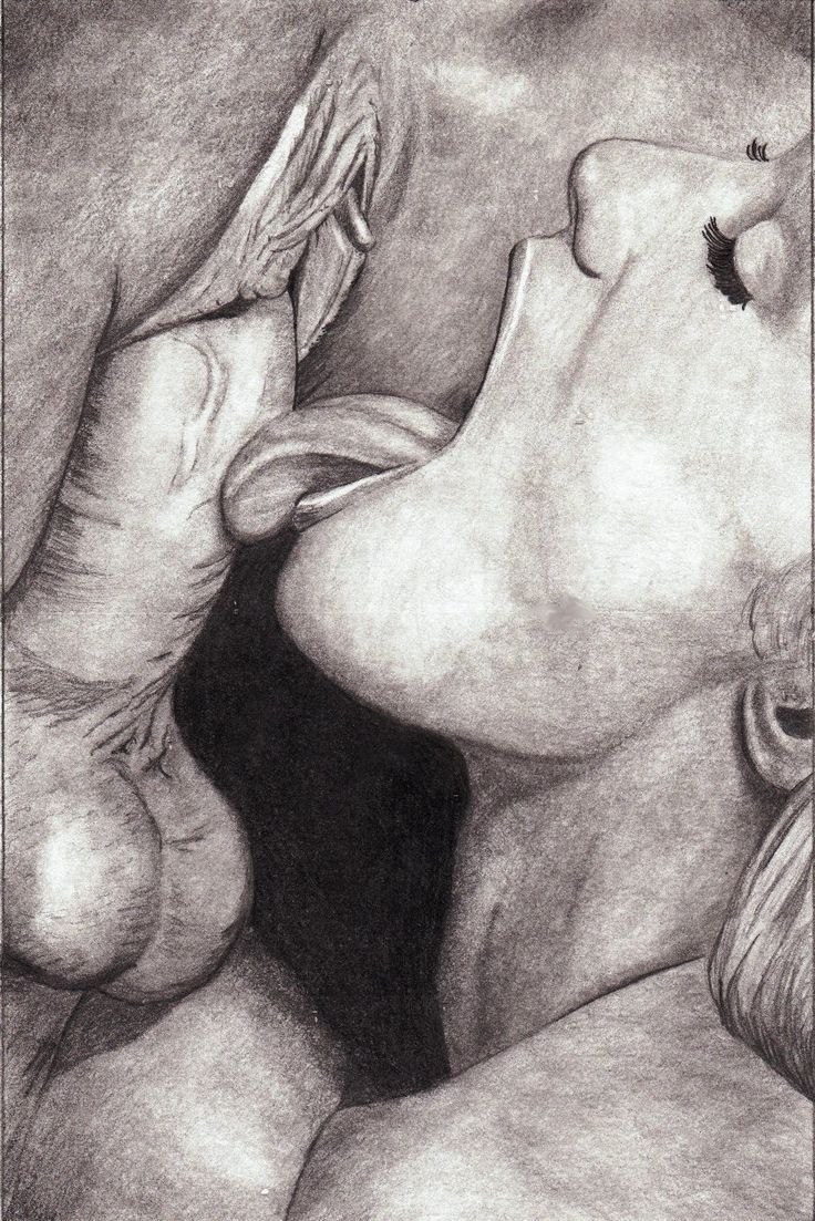 Erotic art with a pencil