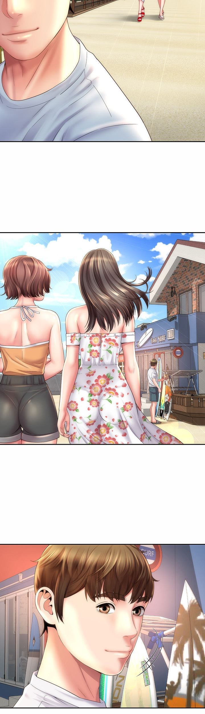 The goddess of the beach Manchu