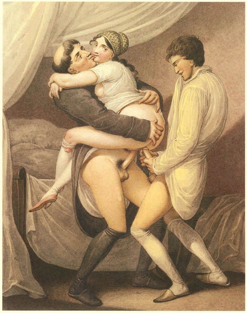 Middle Ages pornographic painting