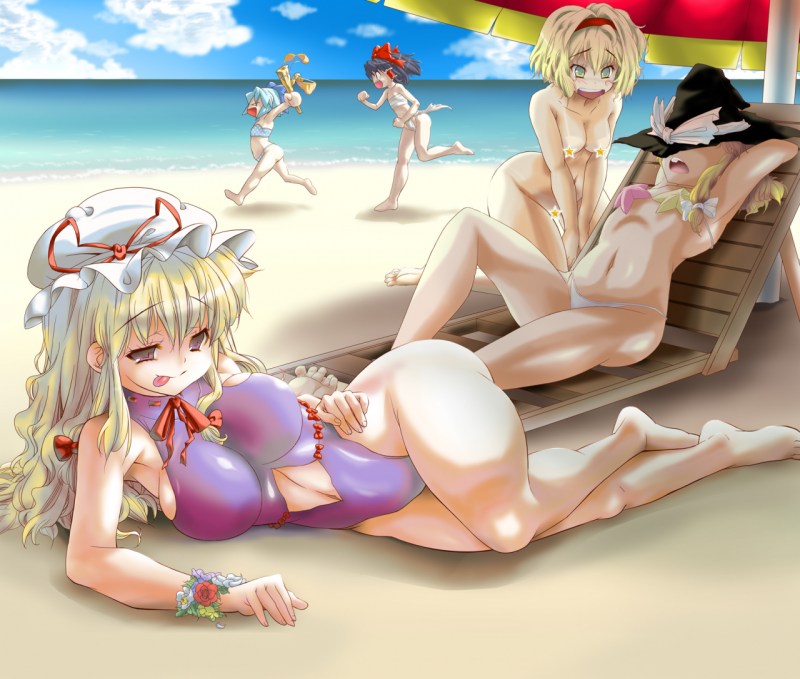 Meeting on Hentai beach