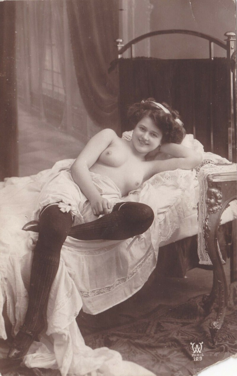 A series of erotic photographs of the late XIX century