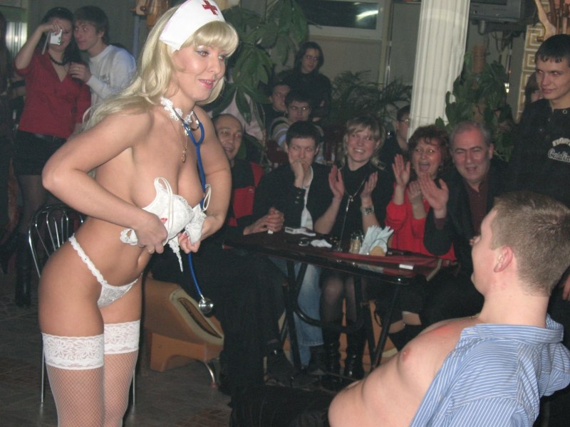 New Year's party in the style of nude