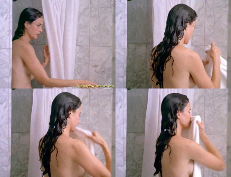 MacDowell naked in the film