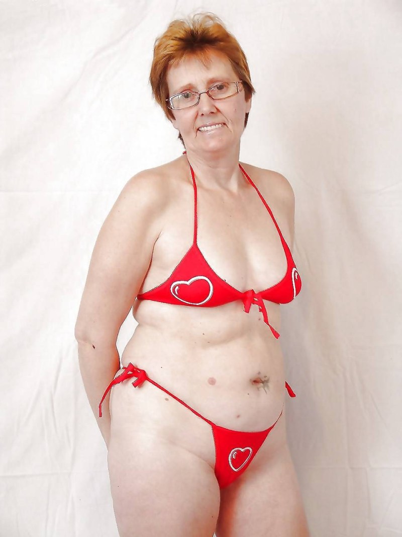 Old women in swimsuits