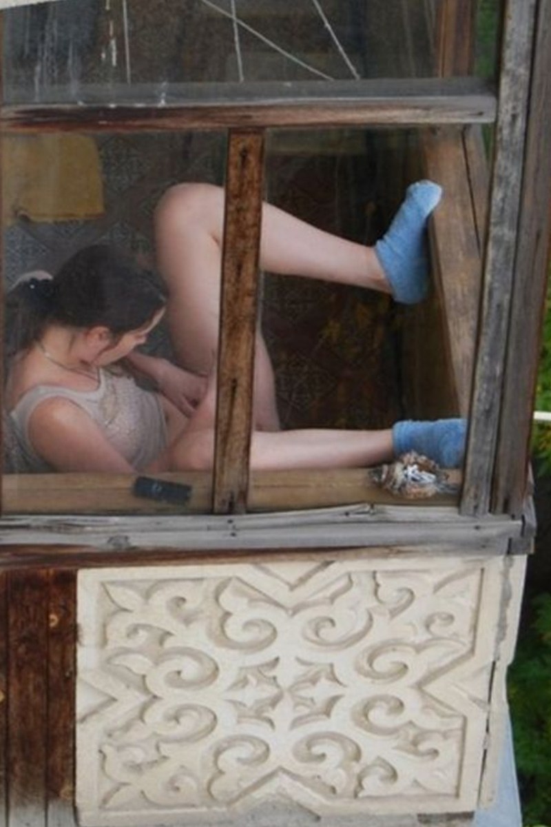 Girls caught by surprise