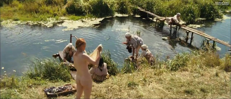 There was one woman naked