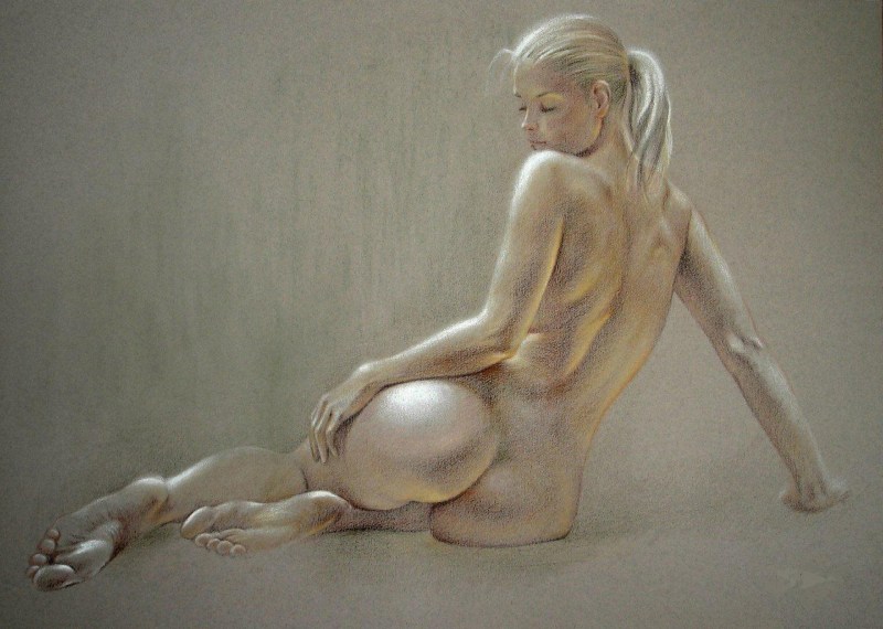 Erotic painting is realistic