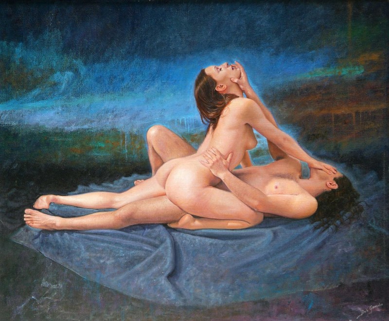 Intercourse in modern painting