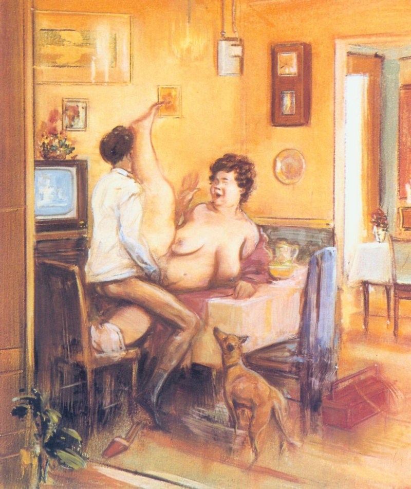 Pornographic painting