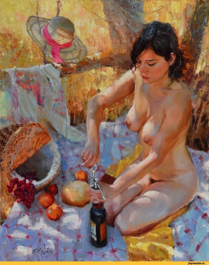 Nude painting Eric Valles