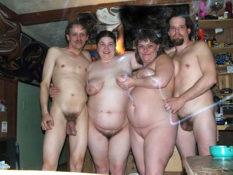 Fat hairy women in the bathhouse