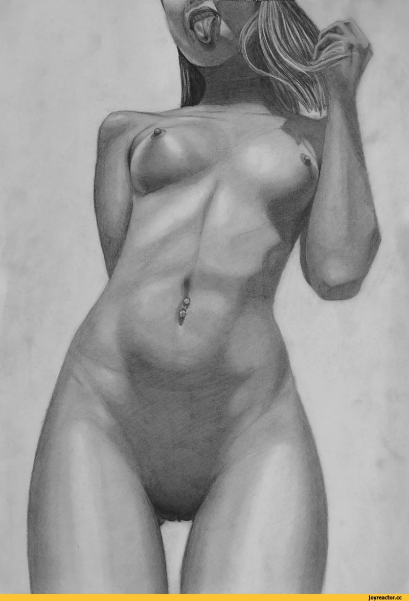 Thin waist nude painted