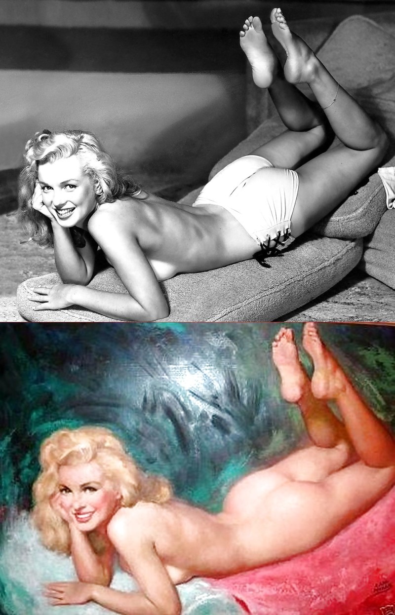 Earl Moran Marilyn Monroe Nude