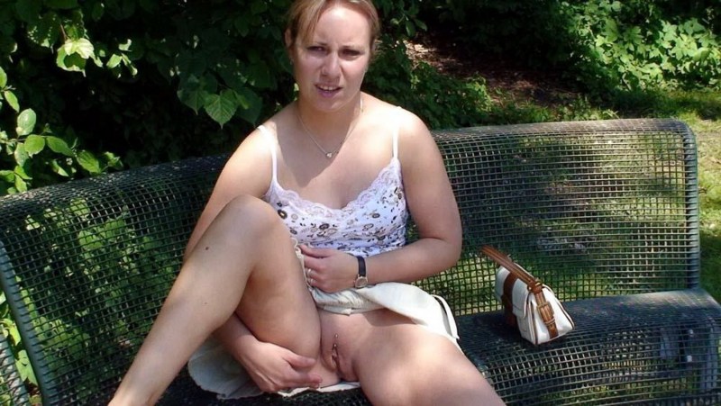 Mature walks without panties